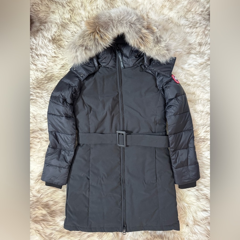 CANADA GOOSE Women Rowan Down Parka 3202L Black Size XS, S